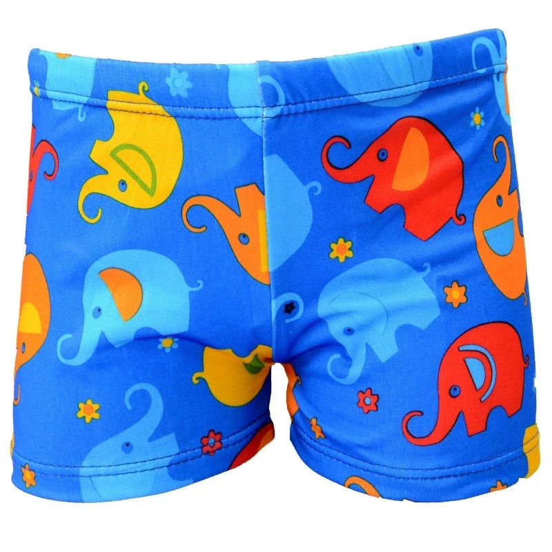 新款超可爱儿童男童泳裤卡通印花儿童沙滩泳池花色泳衣温泉游泳