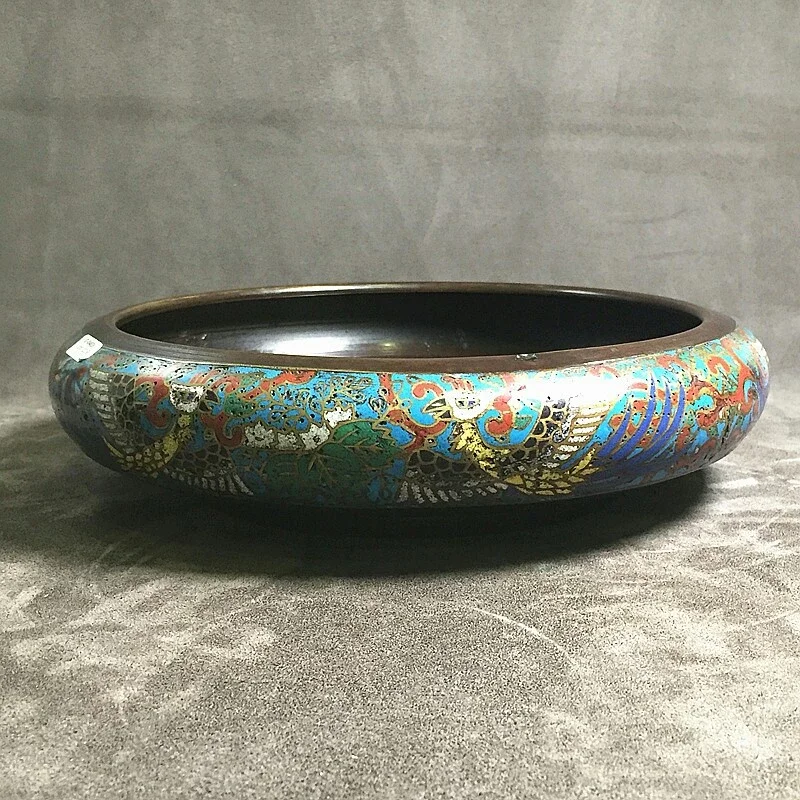 出口创汇时期景泰蓝大笔洗