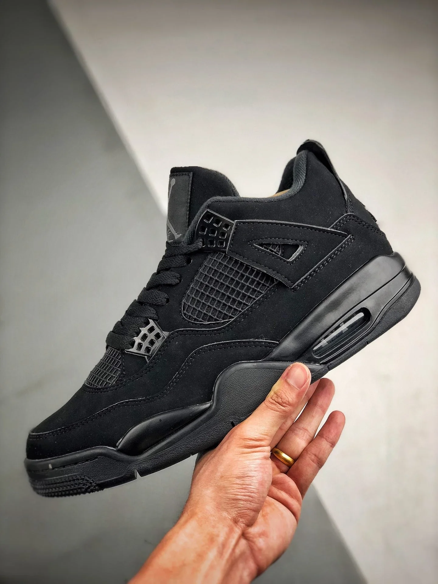 厂货】【顶级版】Air Jordan 4 Retro “Black Cat” 黑武士/ 黑猫纯原