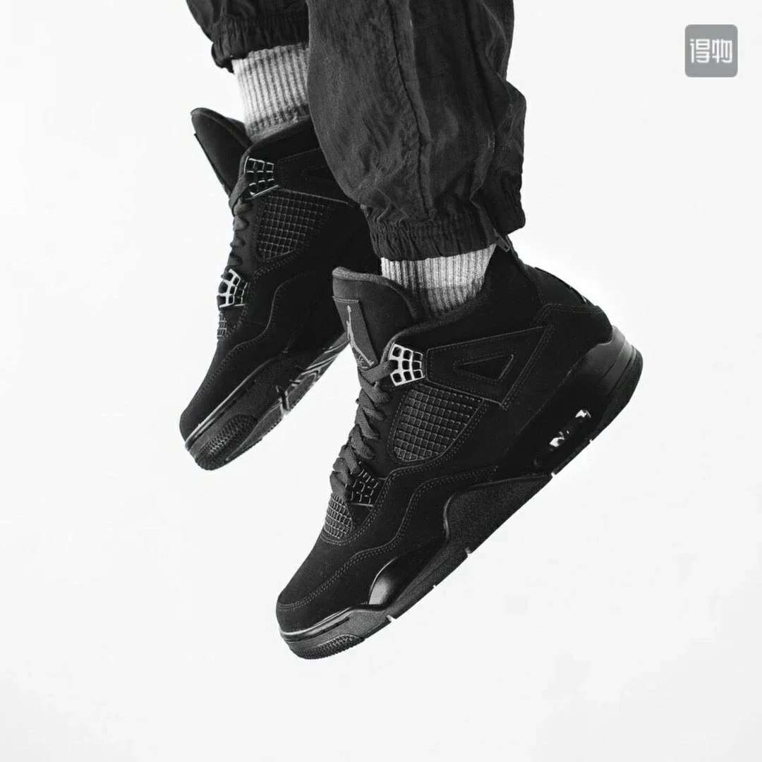 厂货】【顶级版】Air Jordan 4 Retro “Black Cat” 黑武士/ 黑猫纯原