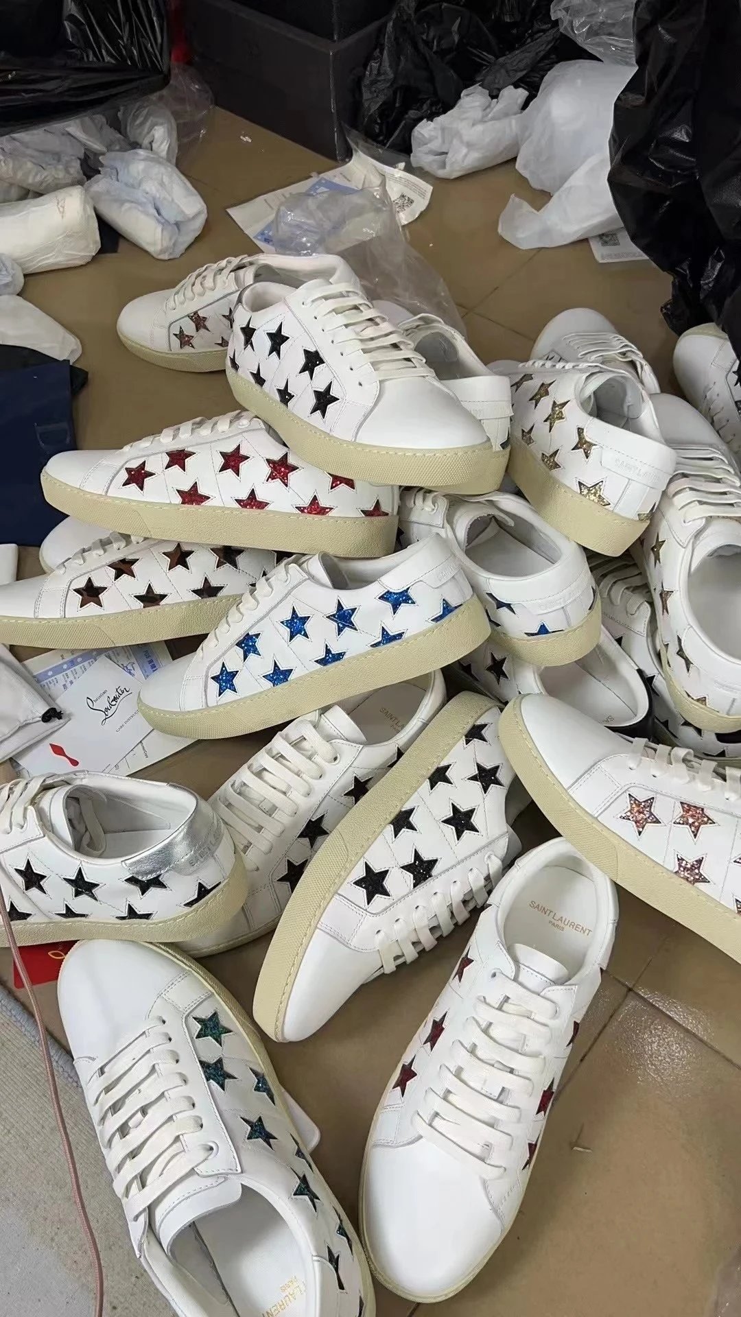 MR. WU SLP Star Sneakers Full Series Complete Packaging with Original Tags (Custom products are non-returnable and non-exchangeable after ordering and making. Please confirm before placing an order!)