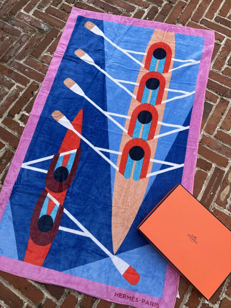 Hermès Hermes Paddling Beach Towel Geoff McFetridge