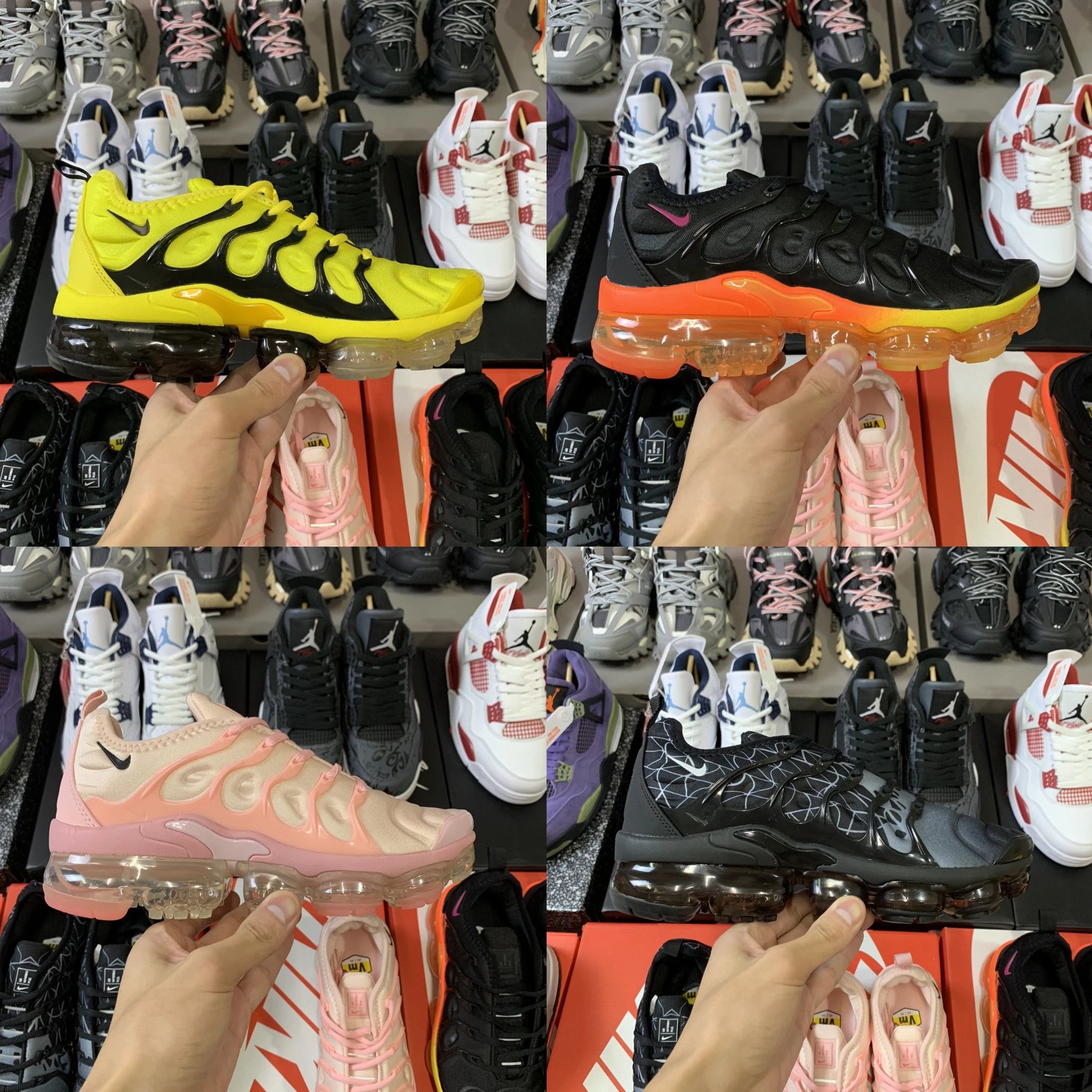 Nike Air Vapormax Plus Cushioned Running Shoes Multi-color