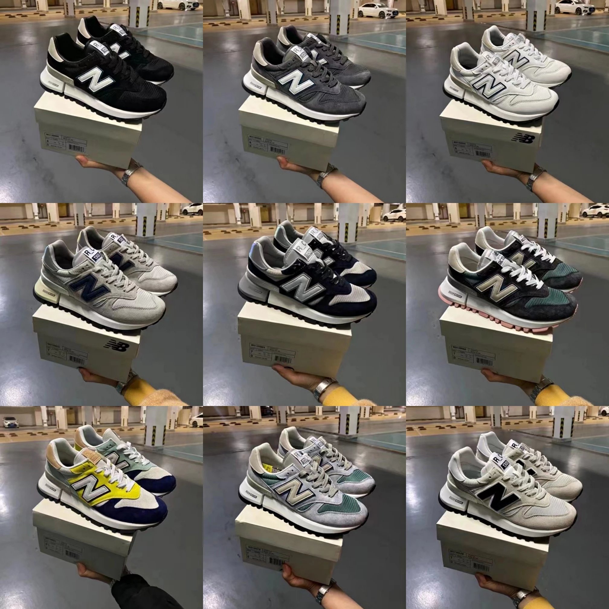 New Balance NB1300 Retro Dad Sneakers Multi Color