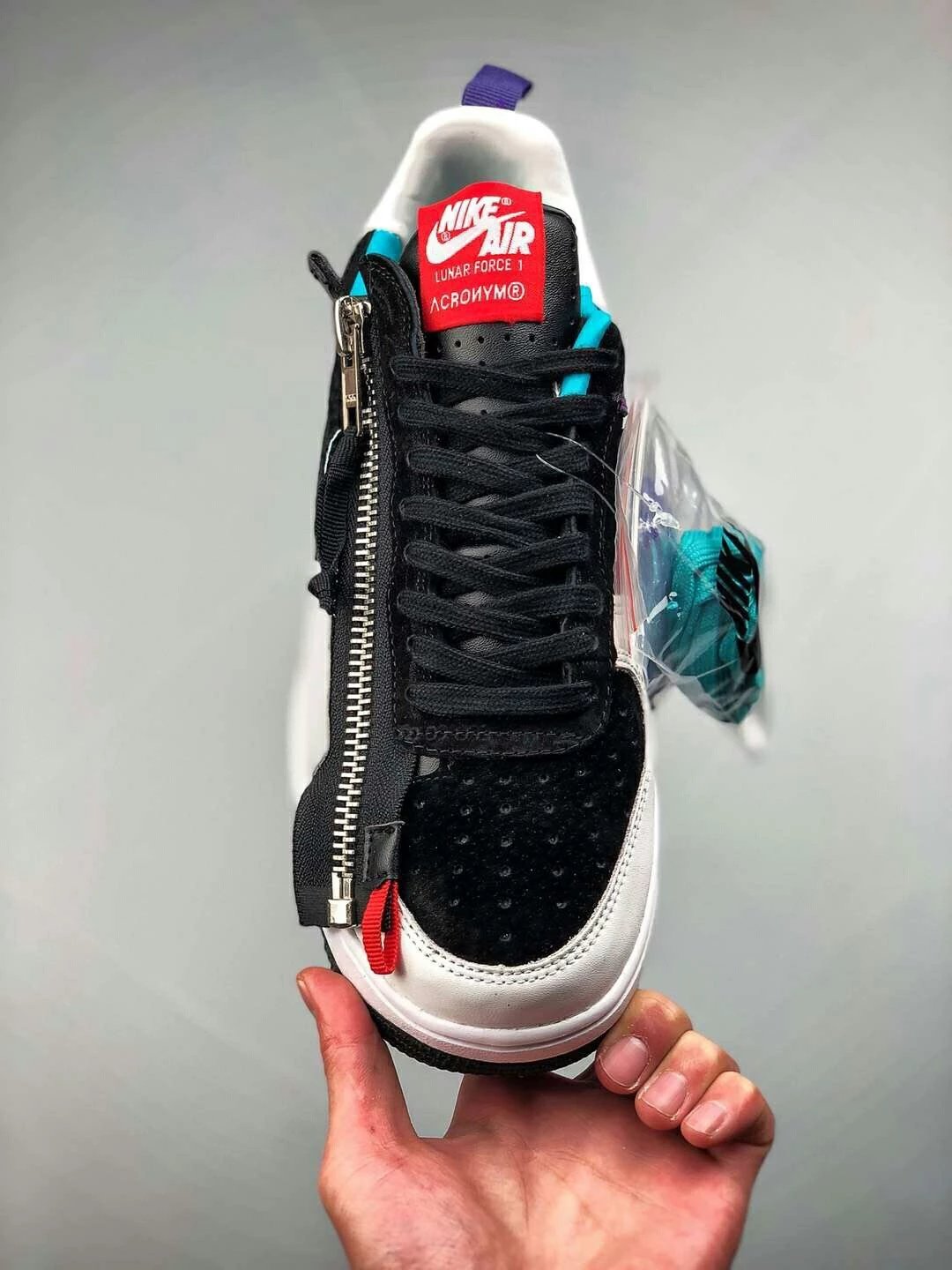 35th Anniversary Special Edition Technical Zipper Pioneer Brand ACRONYM® x Lunar Force 1 SP Technical Air Force Low Top Trendy Sneakers Classic Shoe
