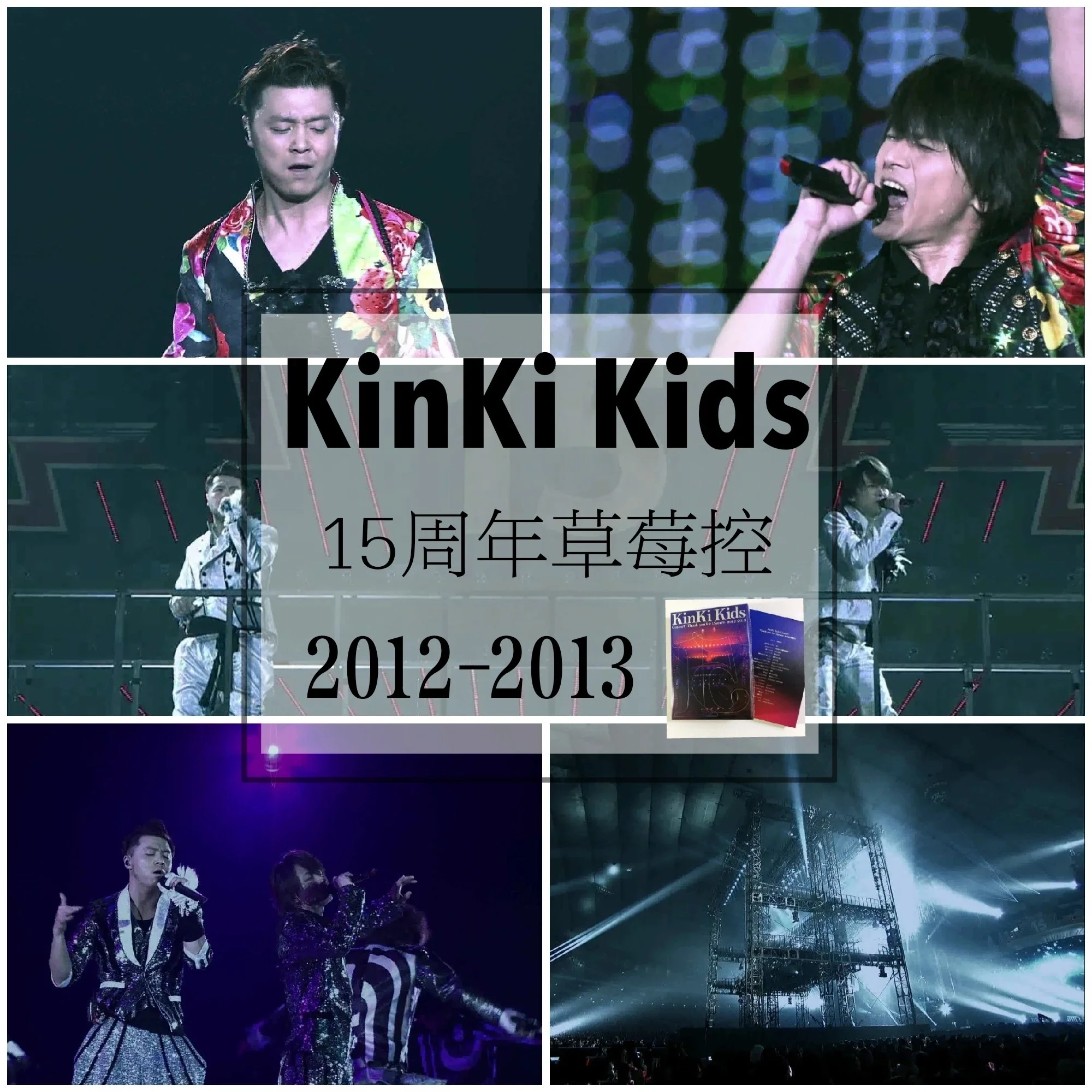 现货】KinKi Kids 草莓控初回Thank you for 15years 2012-2013