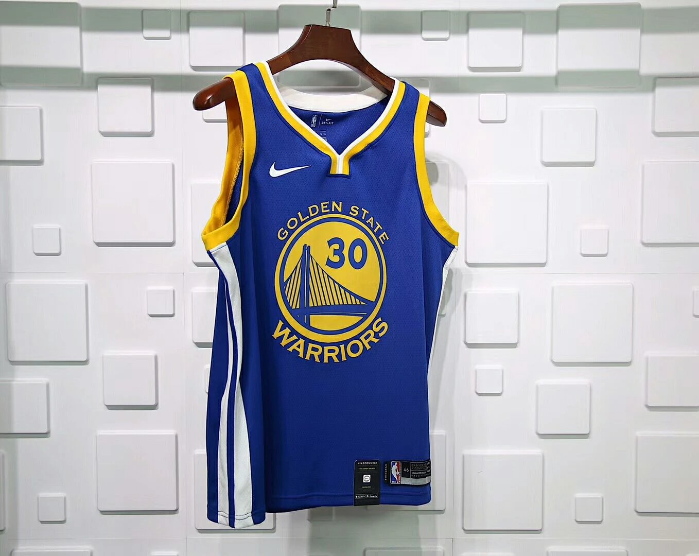 Warriors Curry #30 Away Jersey Swingman