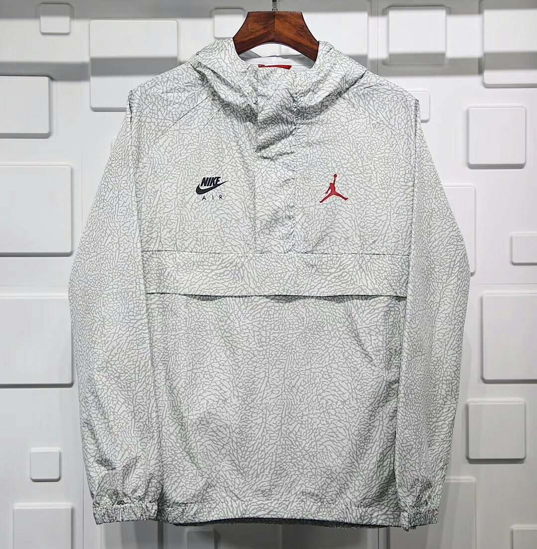 Jordan 3 Wings White Windbreaker