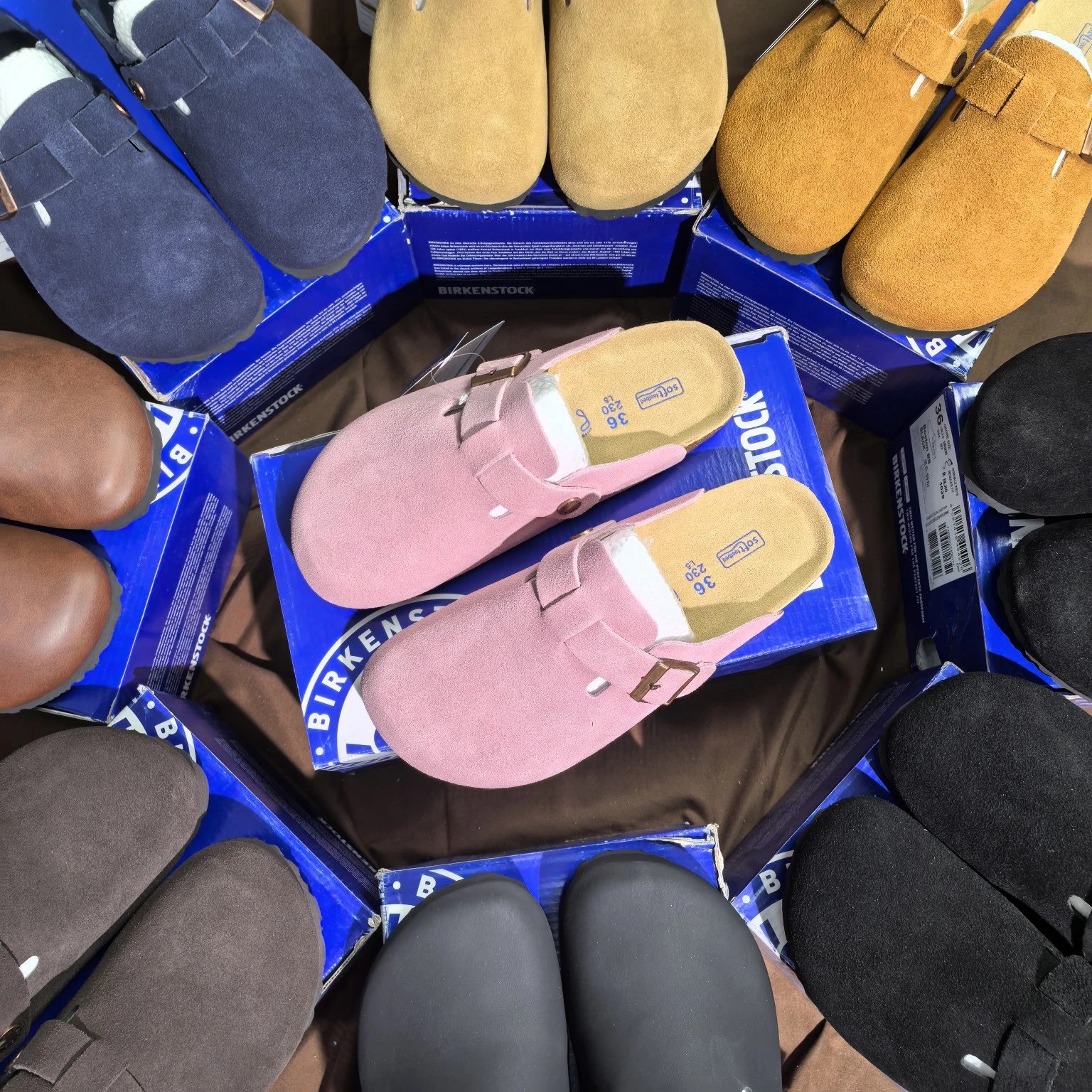 Birkenstock Boston Suede Sandal