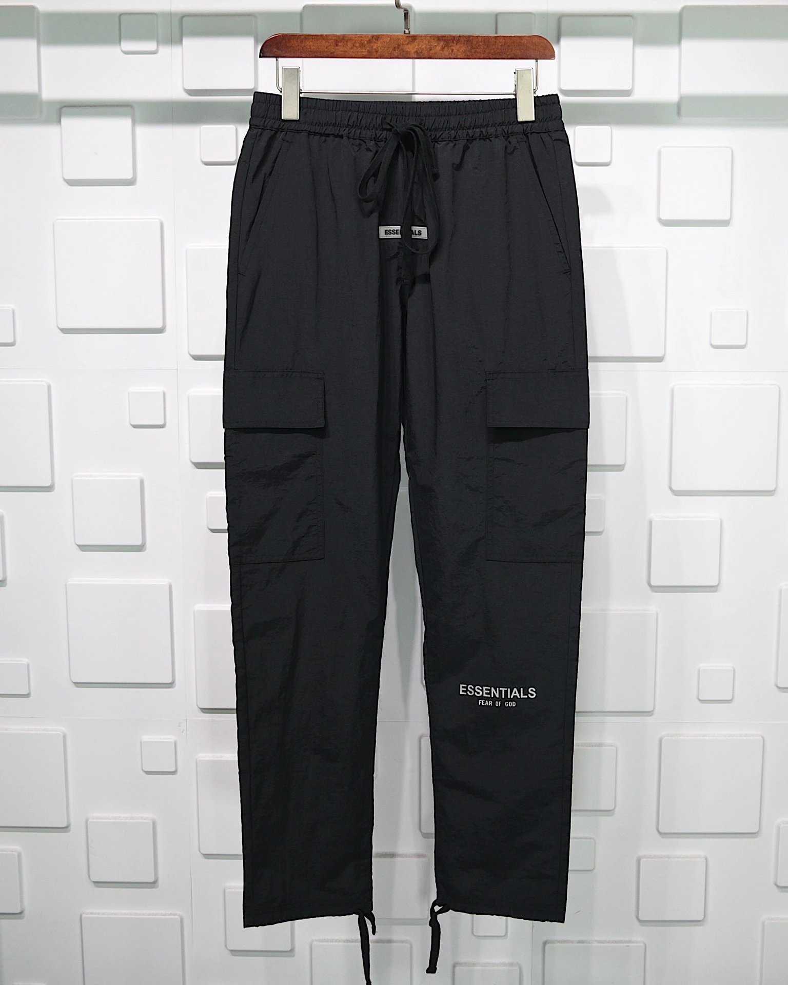 FOG Essentials Reflective Cargo Pants Black