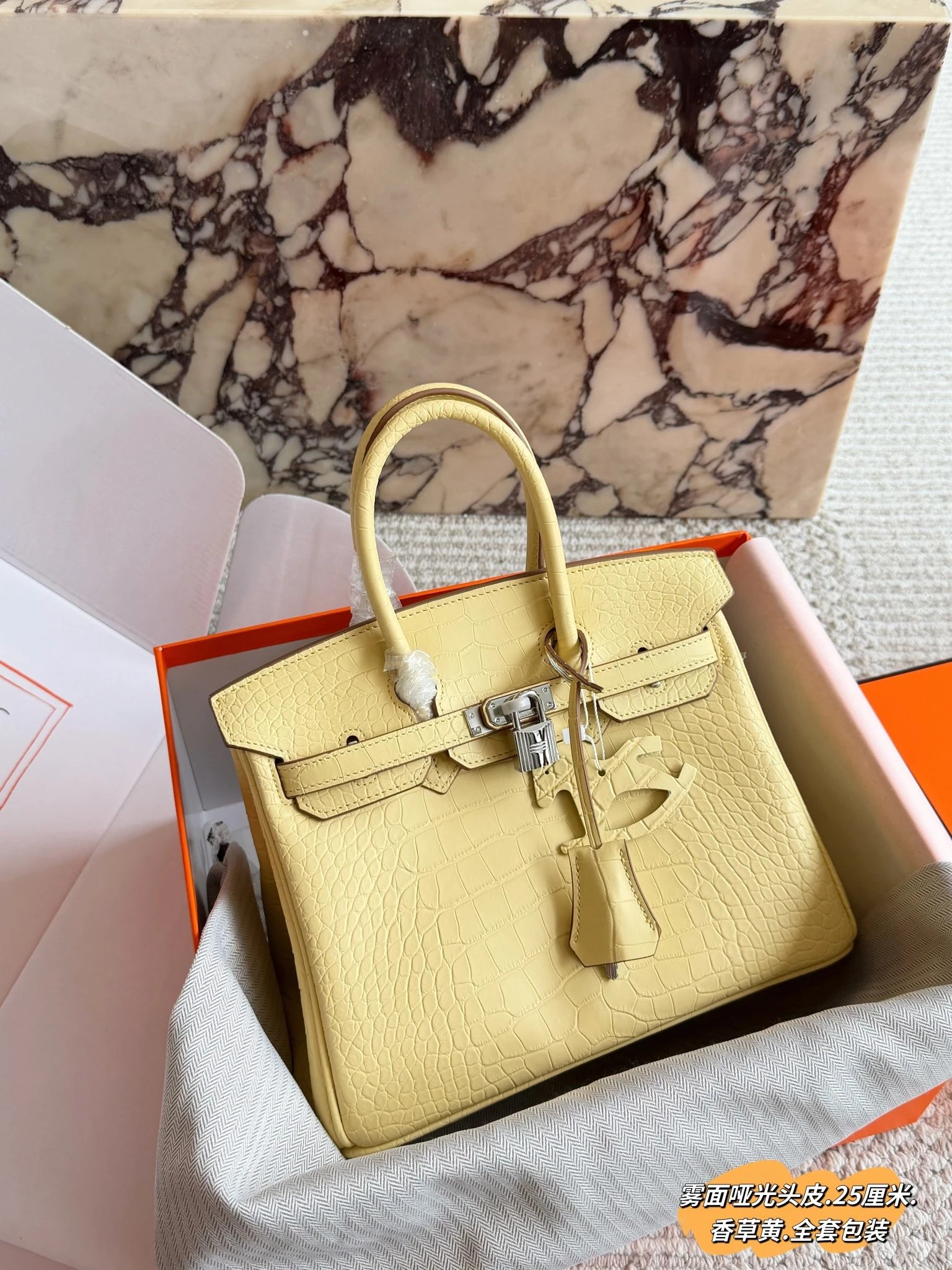 Bk30原版品质头层的雾面哑光鳄鱼爱|Birkin tc牛皮 铂金包 八色可选