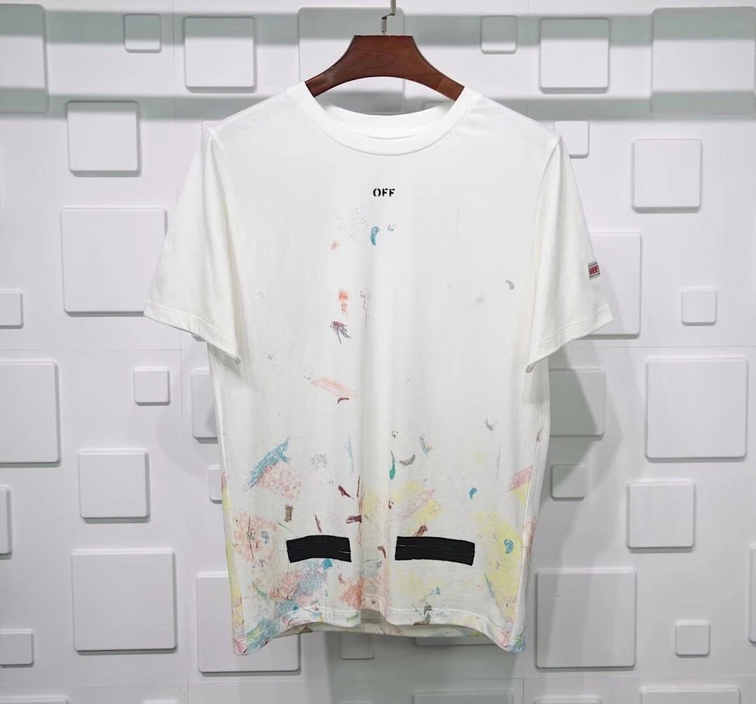 OW Starry Night Arrow T-Shirt White