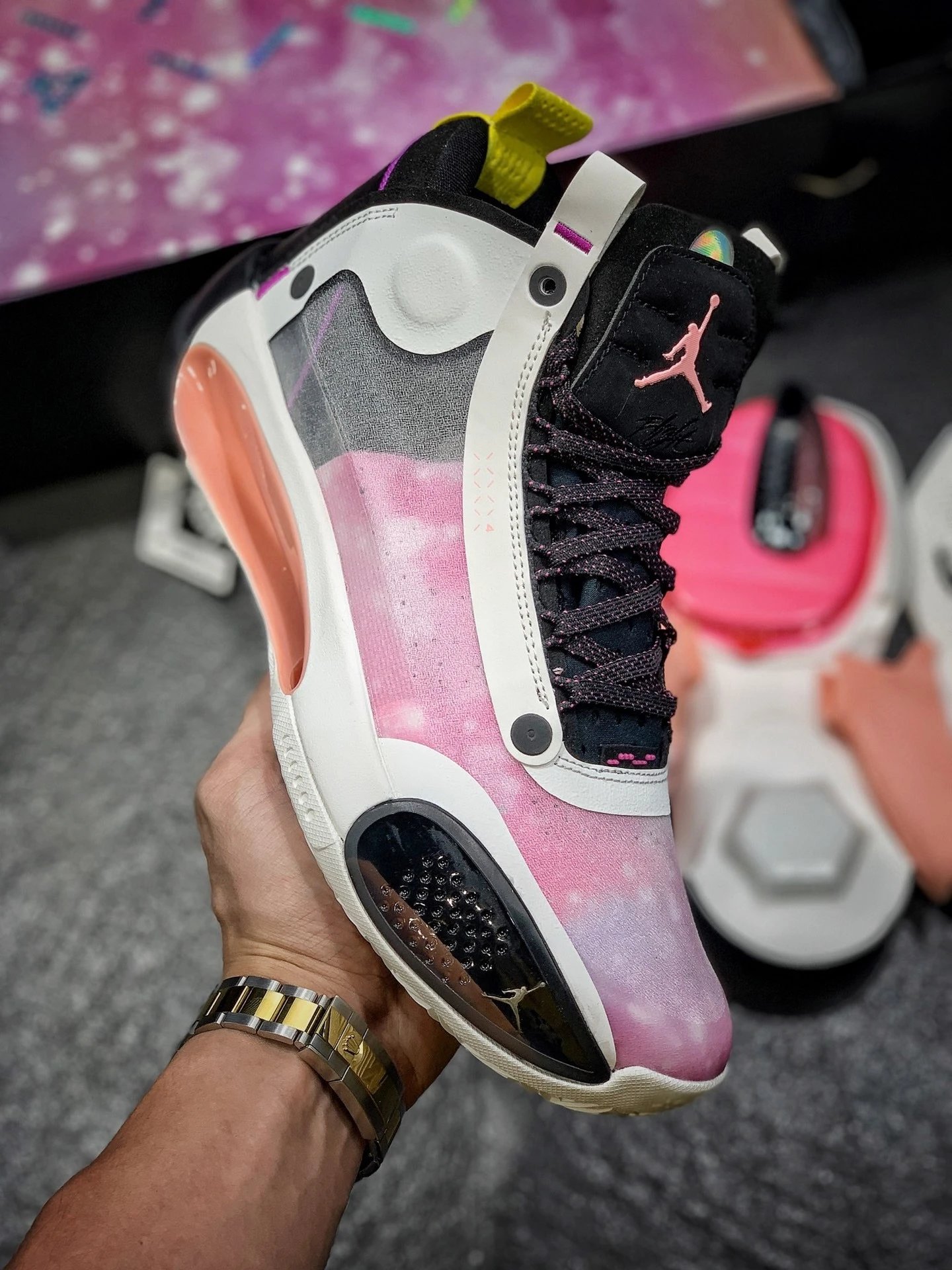 AJ34 Paris Pink White Limited Edition