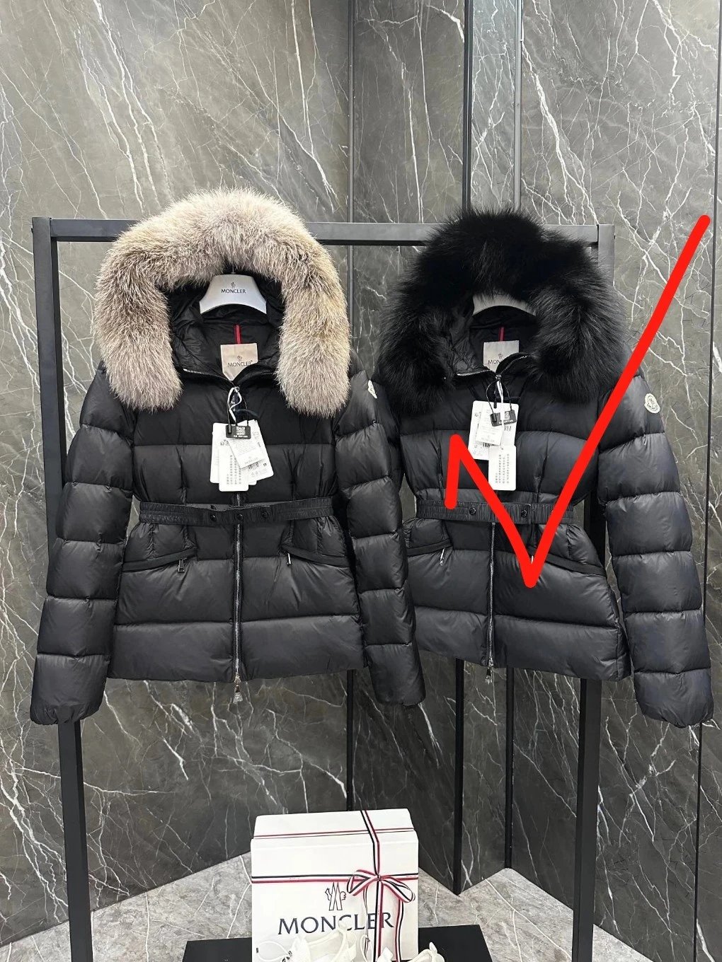 Black fox fur