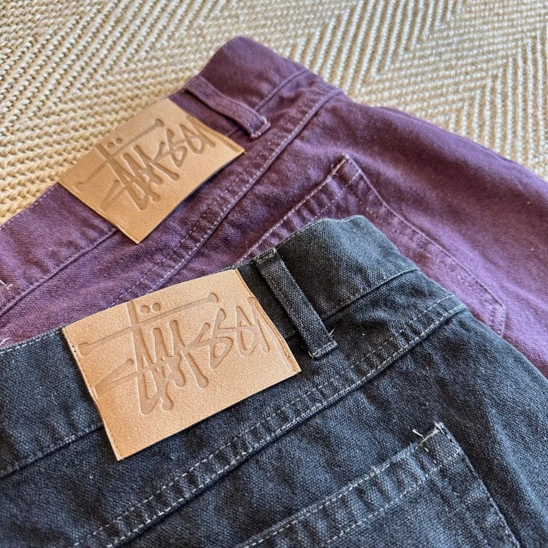 Stussy Purple High-Waisted Jeans
