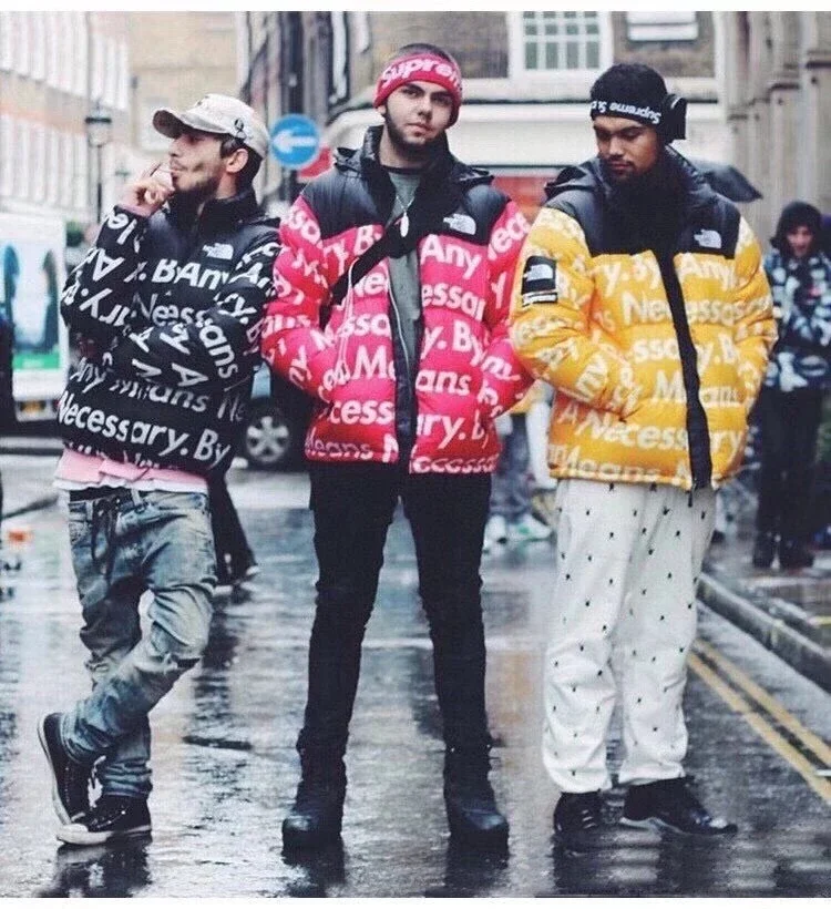 特价ph 【Supreme×TNF不择手段弹幕羽绒棉服】三色齐发