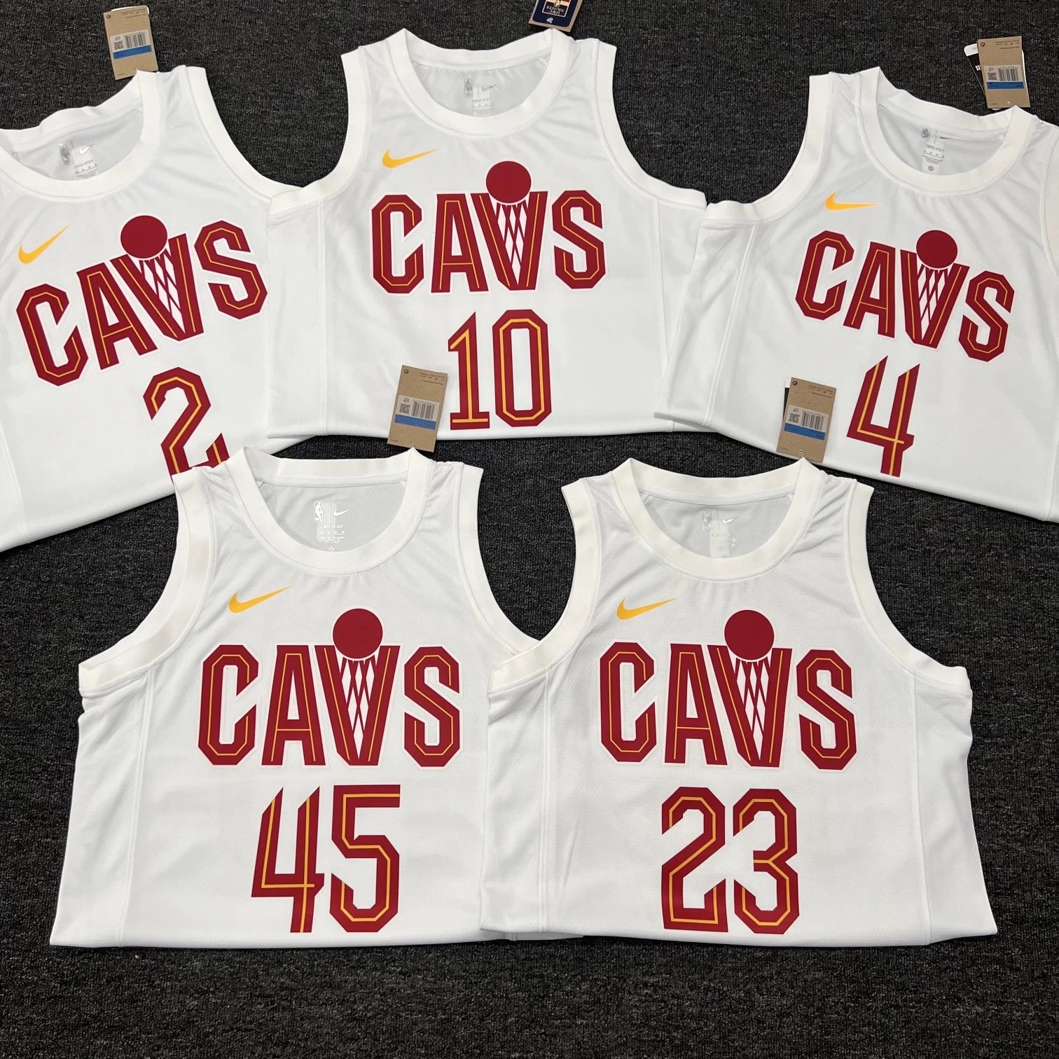 NBA Cavaliers Star Hot Press Jersey Synchronized Pipe Network Data 1.1 Fug 250g Heavy Fabric