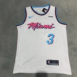 thumbnail for 韦德3号热火城市限定球衣 NBA刺绣篮球服