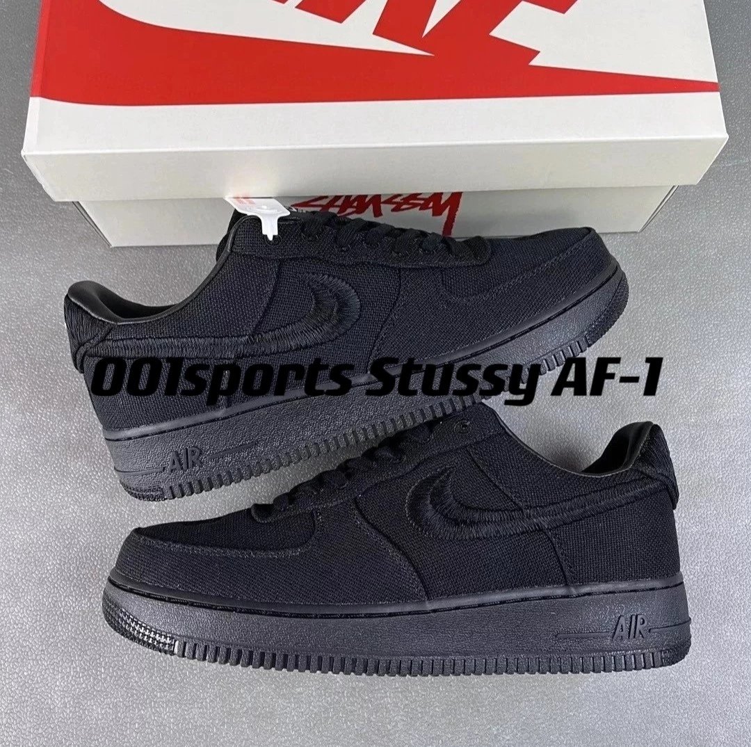 [Pure Original] Stussy x Nike Air Force 1 Low Stussy co-branded Air Force 1 low top