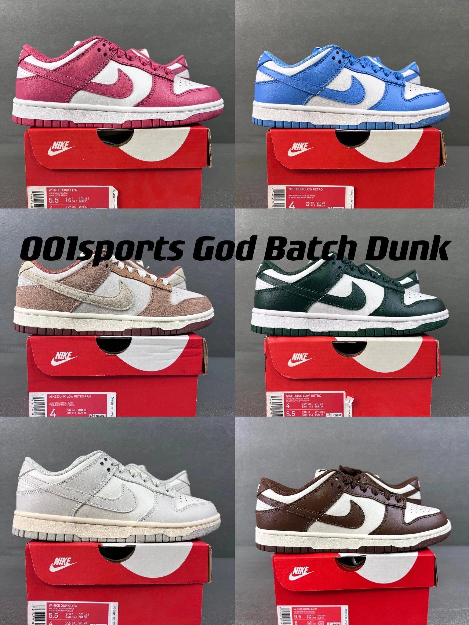 [God Edition] Nike Dunk Low series multiple color matching collection! More color matching will be updated later!
