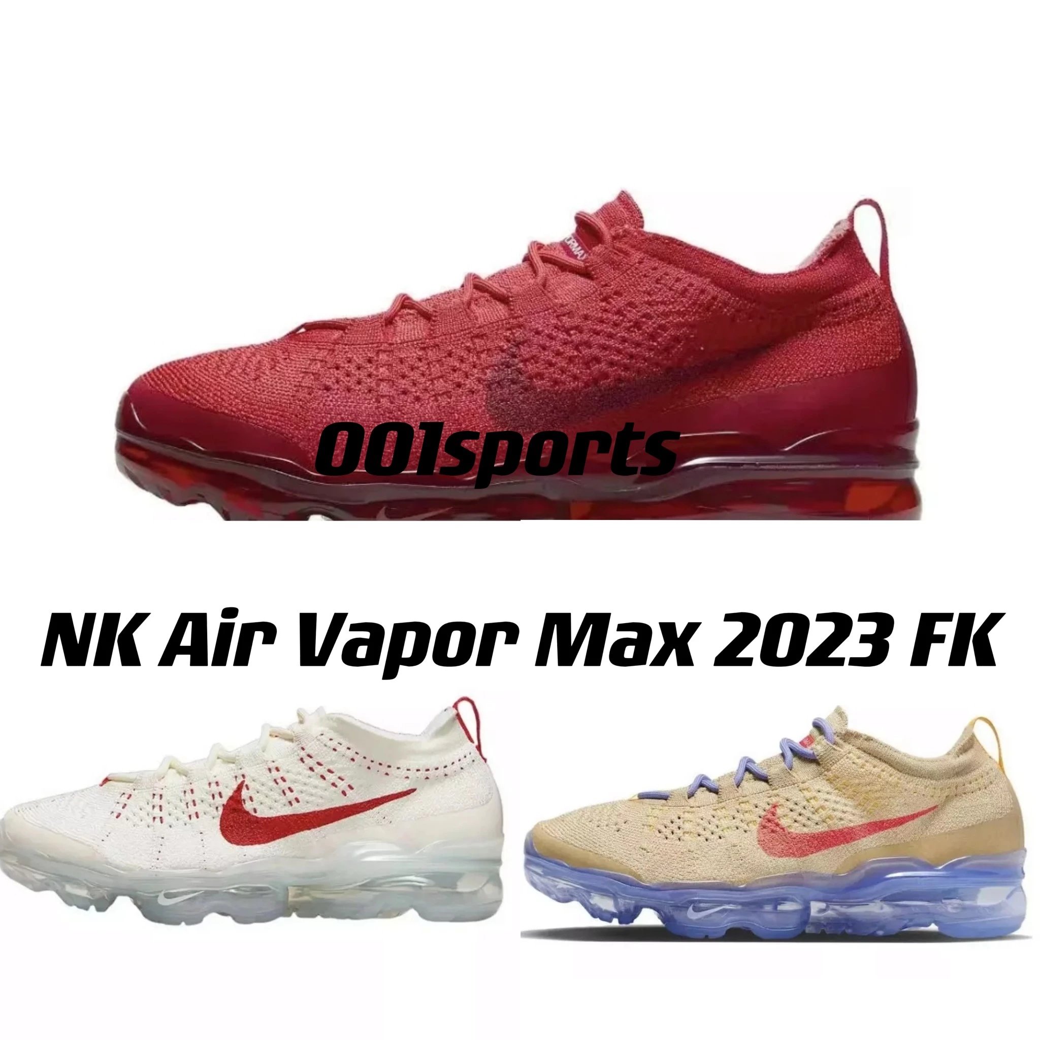 Nike Air VaporMax 2023 FK Air Cushion Running Shoes