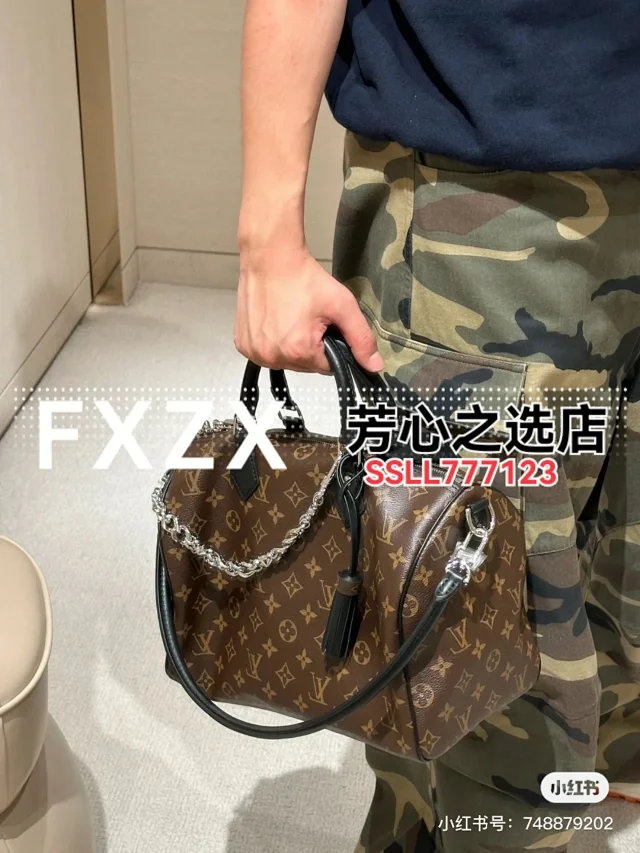 刘亦菲同款！LV Speedy Soft 30 Crafty 枕头包，单肩斜挎女包  第82张