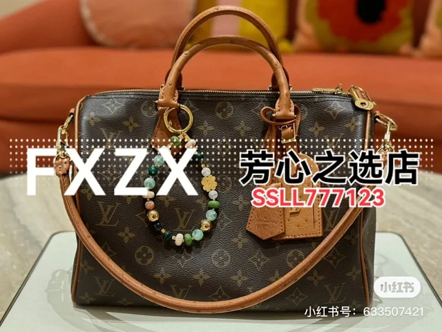 刘亦菲同款！LV Speedy Soft 30 Crafty 枕头包，单肩斜挎女包  第62张