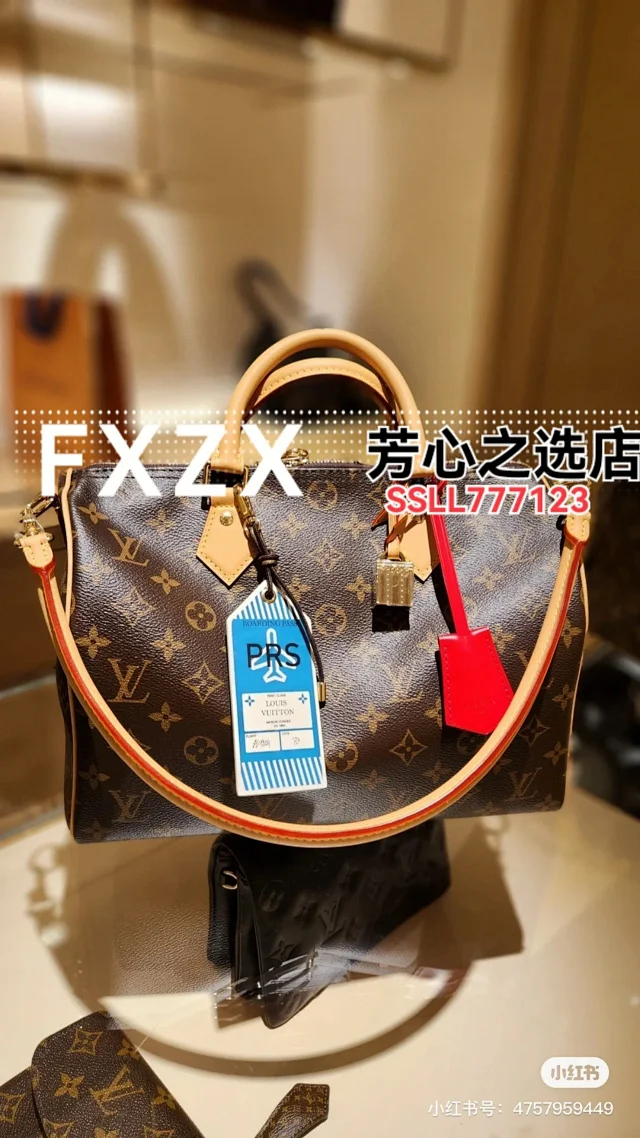 刘亦菲同款！LV Speedy Soft 30 Crafty 枕头包，单肩斜挎女包  第50张