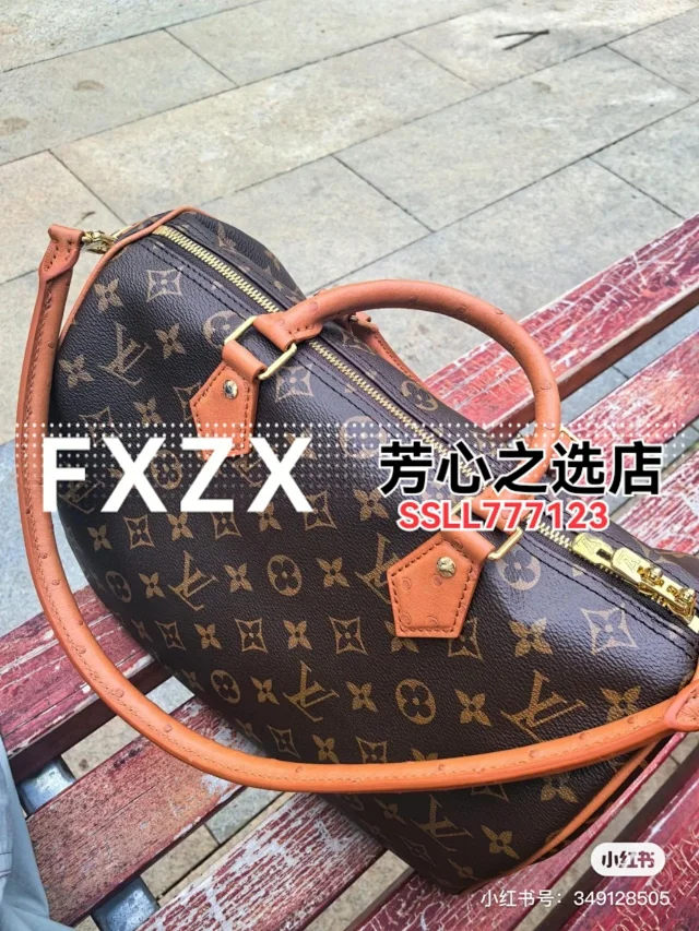 刘亦菲同款！LV Speedy Soft 30 Crafty 枕头包，单肩斜挎女包  第60张