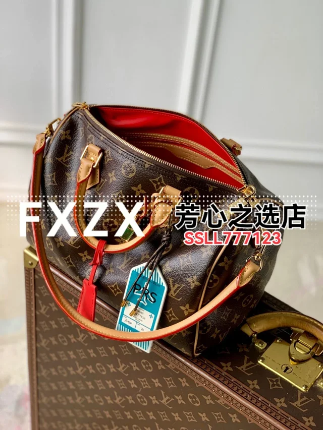 刘亦菲同款！LV Speedy Soft 30 Crafty 枕头包，单肩斜挎女包  第16张