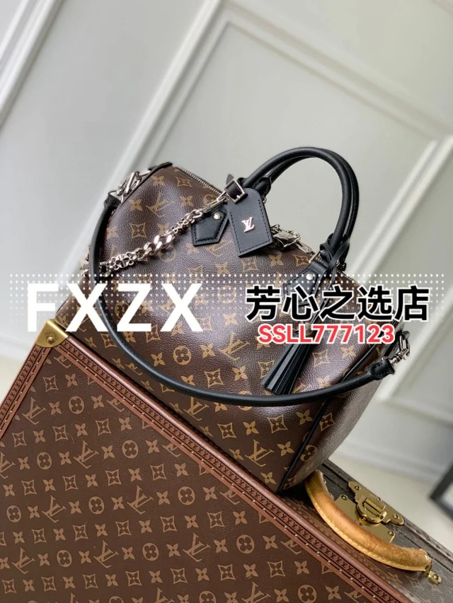 刘亦菲同款！LV Speedy Soft 30 Crafty 枕头包，单肩斜挎女包  第63张