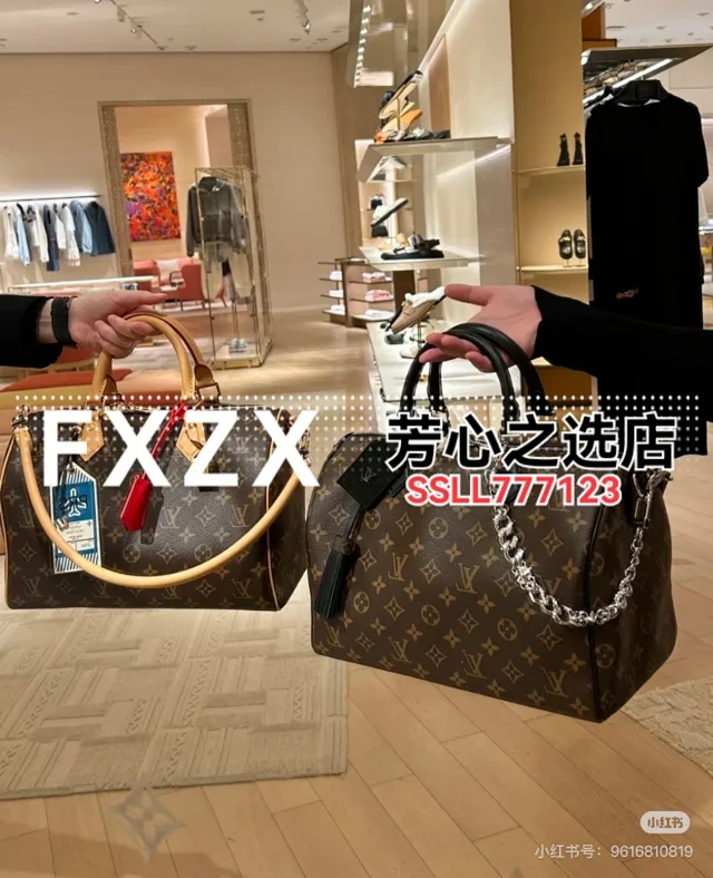 刘亦菲同款！LV Speedy Soft 30 Crafty 枕头包，单肩斜挎女包  第30张