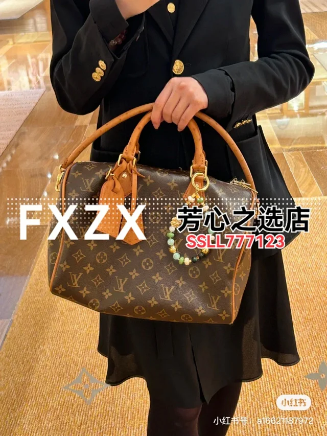 刘亦菲同款！LV Speedy Soft 30 Crafty 枕头包，单肩斜挎女包  第56张