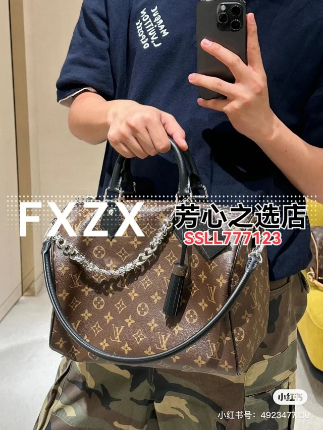 刘亦菲同款！LV Speedy Soft 30 Crafty 枕头包，单肩斜挎女包  第81张