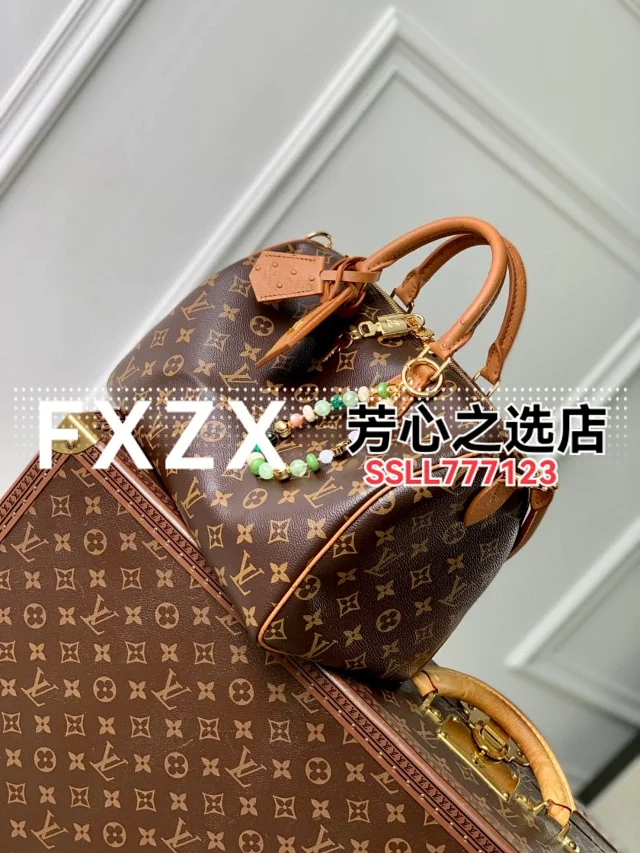 刘亦菲同款！LV Speedy Soft 30 Crafty 枕头包，单肩斜挎女包  第18张