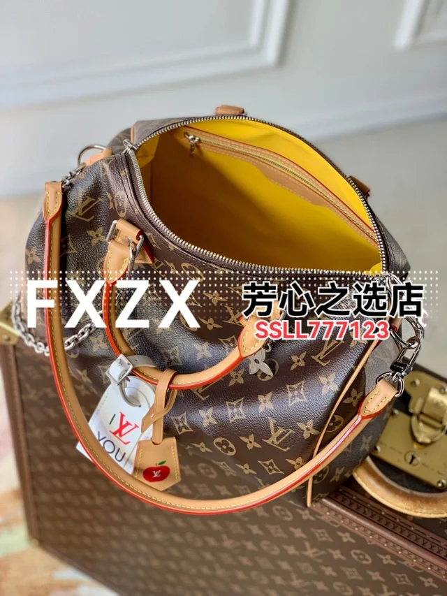 刘亦菲同款！LV Speedy Soft 30 Crafty 枕头包，单肩斜挎女包  第46张