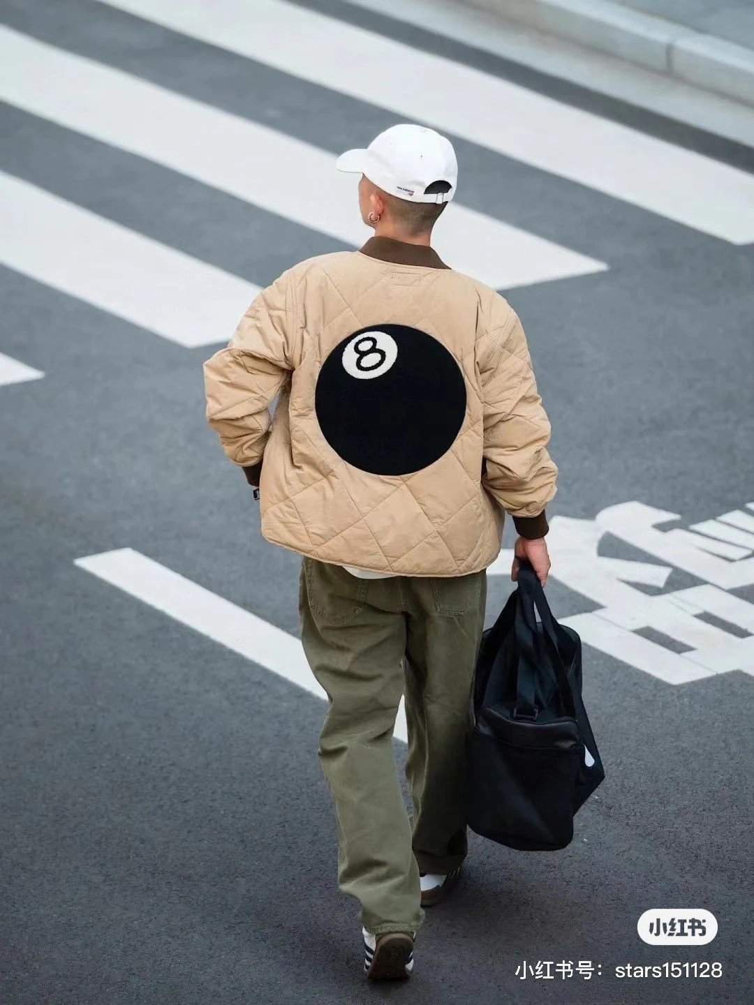 Human Made 8-Ball Quilted Jacket Beige Outerwear - 23