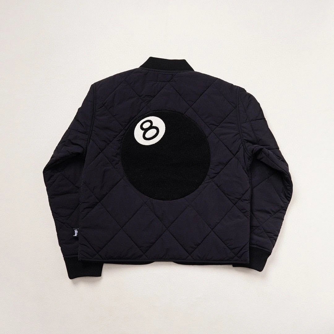 Human Made 8-Ball Quilted Jacket Beige Outerwear - 3