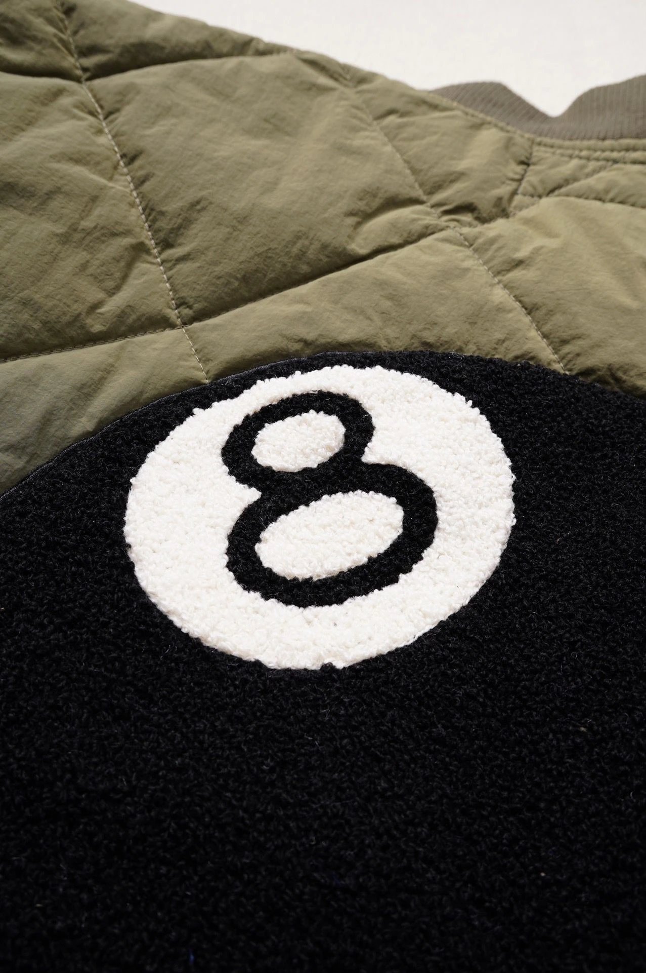 Human Made 8-Ball Quilted Jacket Beige Outerwear - 9