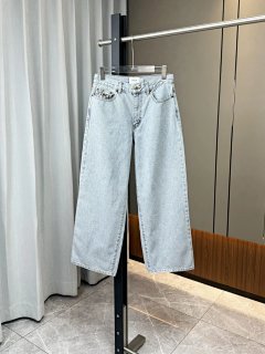 Item No.: 11KY ✨ Light Blue Wide-Leg Jeans | 2026 Spring New Arrivals Vintage Effortless Style Premium Structured Denim Cotton Soft Comfortable Sweat-Wicking Breathable Relaxed Wide-Leg Jeans❗❗
