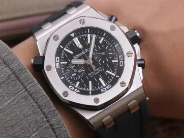 Audemars Piguet Royal Oak Extra-Thin Blue Dial Mechanical Watch - 35