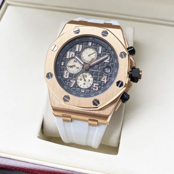Audemars Piguet Royal Oak Extra-Thin Blue Dial Mechanical Watch - 84