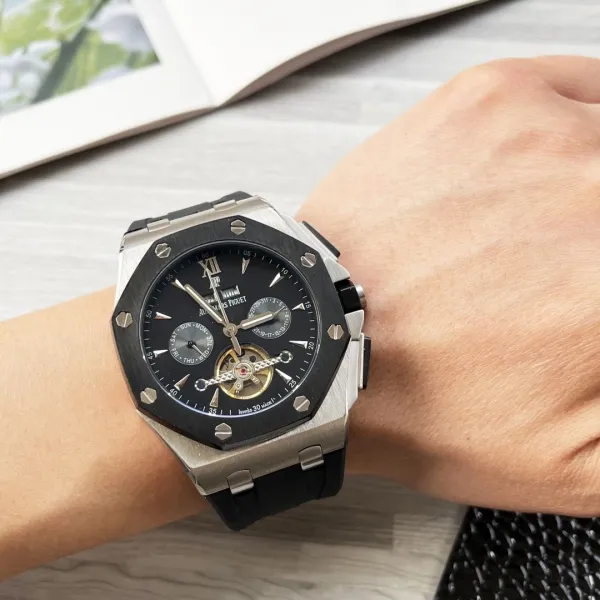 Audemars Piguet Royal Oak Extra-Thin Blue Dial Mechanical Watch - 50