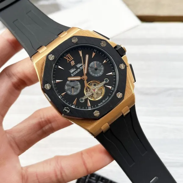 Audemars Piguet Royal Oak Extra-Thin Blue Dial Mechanical Watch - 48