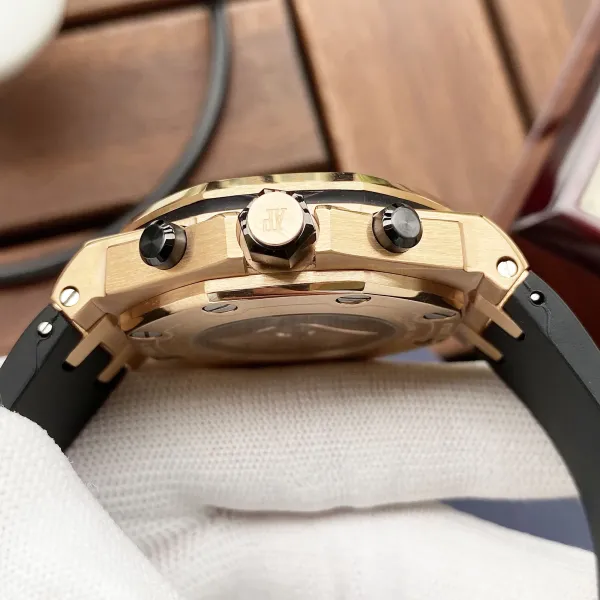 Audemars Piguet Royal Oak Extra-Thin Blue Dial Mechanical Watch - 93