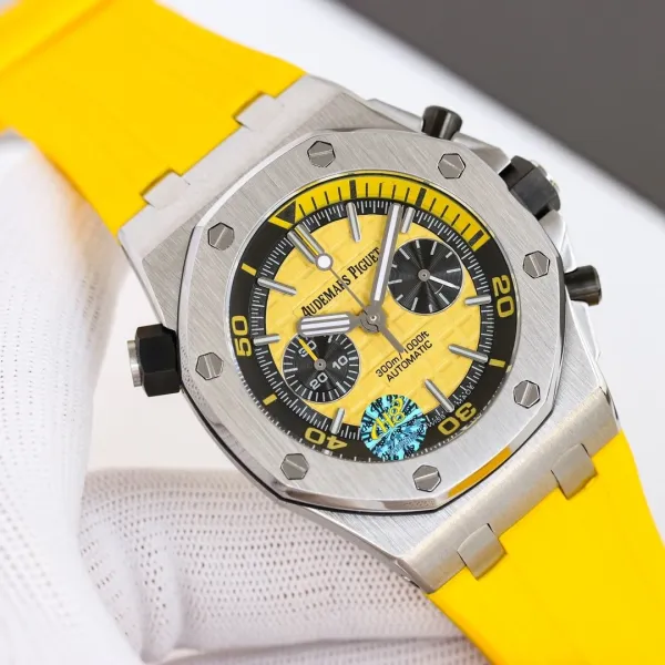 Audemars Piguet Royal Oak Extra-Thin Blue Dial Mechanical Watch - 28
