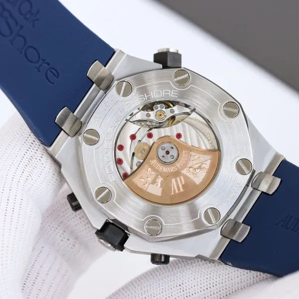 Audemars Piguet Royal Oak Extra-Thin Blue Dial Mechanical Watch - 25