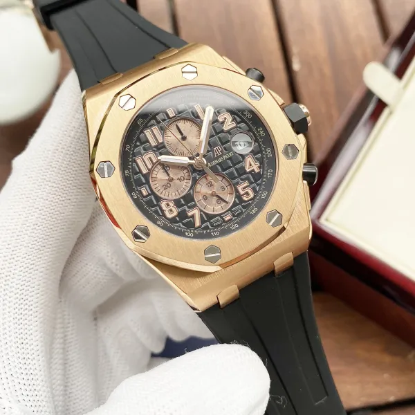 Audemars Piguet Royal Oak Extra-Thin Blue Dial Mechanical Watch - 90