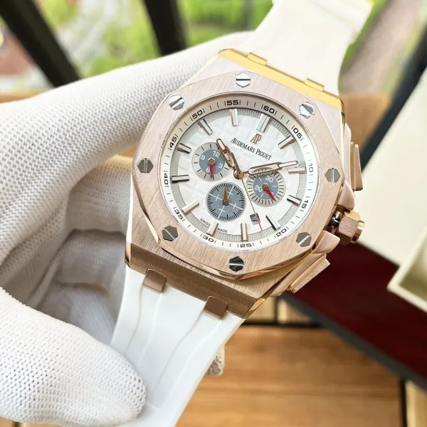 Audemars Piguet Royal Oak Extra-Thin Blue Dial Mechanical Watch - 80