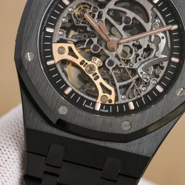 Audemars Piguet Royal Oak Extra-Thin Blue Dial Mechanical Watch - 98